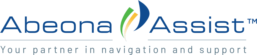 Abeona Assist™ logo with tagline “Your partner in navigation and support”
