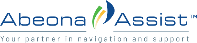 Abeona Assist™ logo with tagline “Your partner in navigation and support”